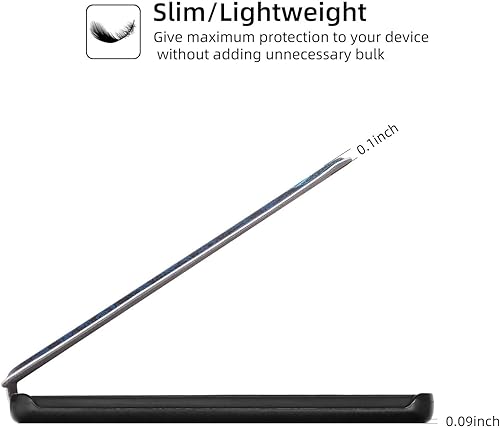 Vista 13 de WALNEW Funda para Kindle Scribe de 10.2 pulgadas (versión 2024/2022), funda inteligente de piel sintética con soporte para bolígrafo y encendido