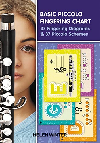  Basic Piccolo Fingering Chart: 37 Fingering Diagrams & 37 Piccolo Schemes (Fingering Charts for Woodwind Instruments) (English Edition)