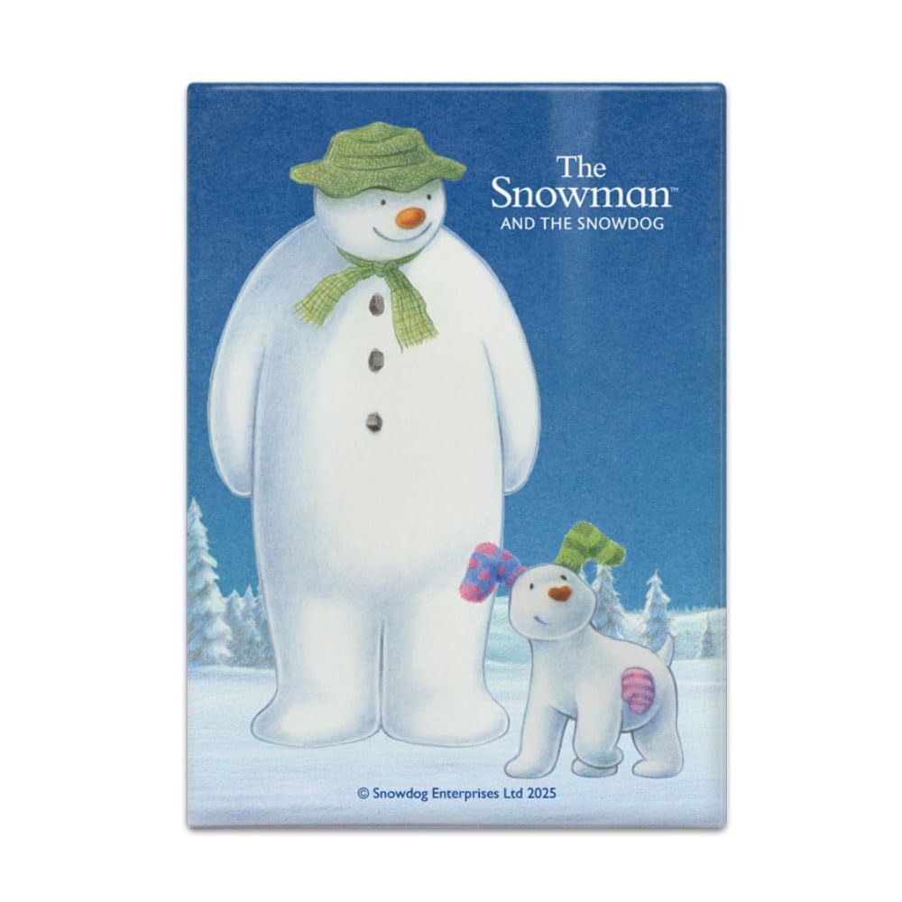 Fridge Magnet (65 x 90 mm) - The Snowman and the Snowdog (Standing in the Snow)