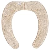 レック(LEC) ぴたQ 吸着 べんざシート 極上もこふわ タフト生地 (ベージュ) 全型対応/貼るタイプ/洗濯OK/薄型パッケージタイプ