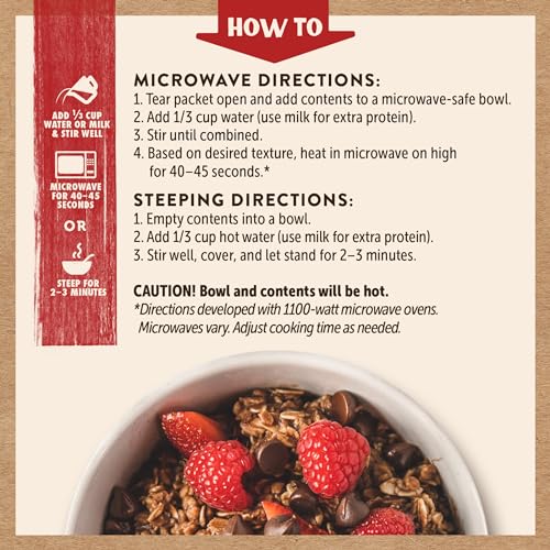 Kodiak Cakes Instant Oatmeal Packets - High Protein - 100% Whole Grains Breakfast Food thumb #6