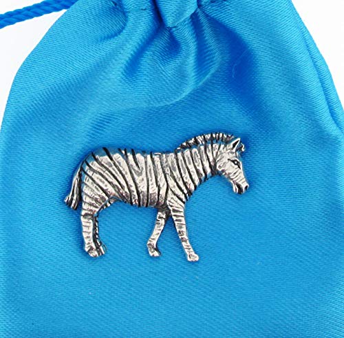Pin de peltre de cebra broche de solapa regalo animal para sombrero de corbata o bolsa