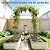 7Ft Adjustable Garden Arch Trellis for Climbing Plants Outdoor, Heavy Duty Rustproof Stainless Steel Cucumber Trellis for Raised Beds, Tall Metal Plant Support for Tomato, Squash, Beans, Flowers
