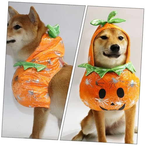 Disfraz de Calabaza Halloween para Perro Talla L miniatura 3