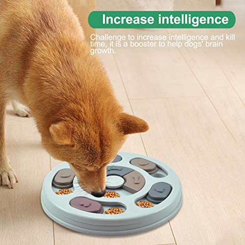 HQdeal Hundespielzeug Intelligenz,Interaktiv Welpenspielzeug Spielzeug Hund Puzzle-Spielzeug Futterspielzeug Hunde Beschäftigung Feeder Puzzle Bowl Intelligenzspielzeug für Hunde Welpen und Katzen
