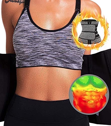 Yokbeer Taille Trainer voor Dames Neopreen Tummy Control Jsculpt Double Sweat Trimmer Belt Sport Gordel - Image 3