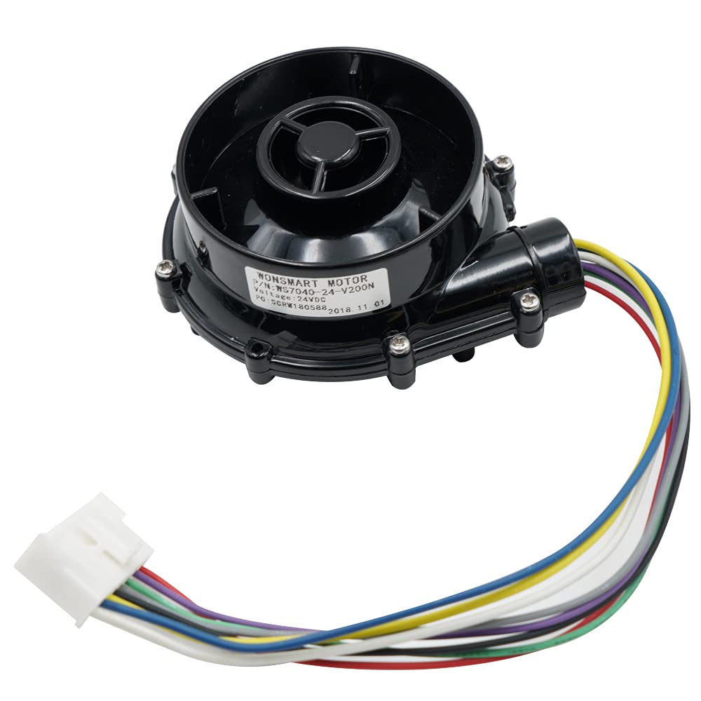 Ventilatore Centrifugo Brushless 12V/24V Ad Alta Pressione, 70x70x37.5mm, Per Purificatori D'aria