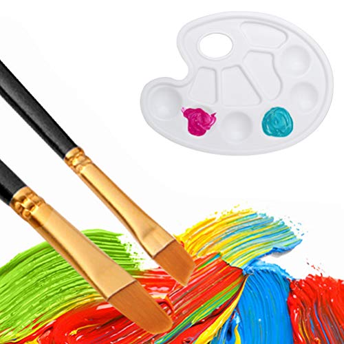 Unbraded W897K-11-N Wedong Paint Brush Set,Artist Paint Brush Set Including 12 Pcs Different Size Pating Brushes,Carrying Case thumb #2