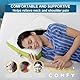SLEEP COMFY Premium Weich AIR-MESH Nackenstützkissen, Smart Memory Foam Kissen, Ergonomisches, Orthopädisches Nackenkissen Kopfkissen, Schlafkissen für Rückenschläfer, Bauchschläfer, Seitenschläfer