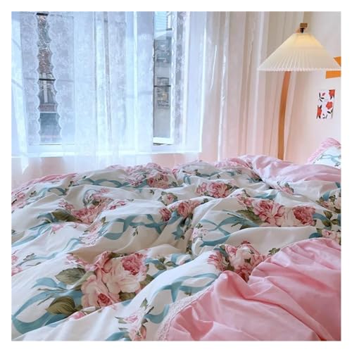 Housse de couette style shabby chic lit fille romantique