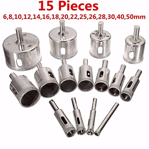 Kit de brocas con punta diamantada 15 piezas miniatura 2