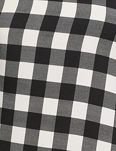 Image of Women's Crepe Printed A-line Kurti(ALC9099 Black XXL)