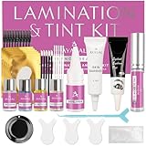 Lash Lift Kit for Eyelash Perm: Korean Eyelash Lift Kit for Long-Lasting Natural Curl & Self Lash Lifting – DIY Instructions Lash Lamination Set for Salon-Quality Results at Home or Professional Use