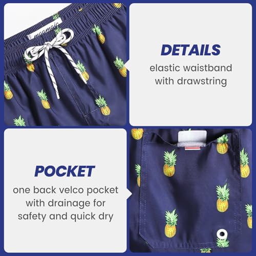 maamgic Mens Slim Fit Swim Shorts Swim Trunks 7 inch3