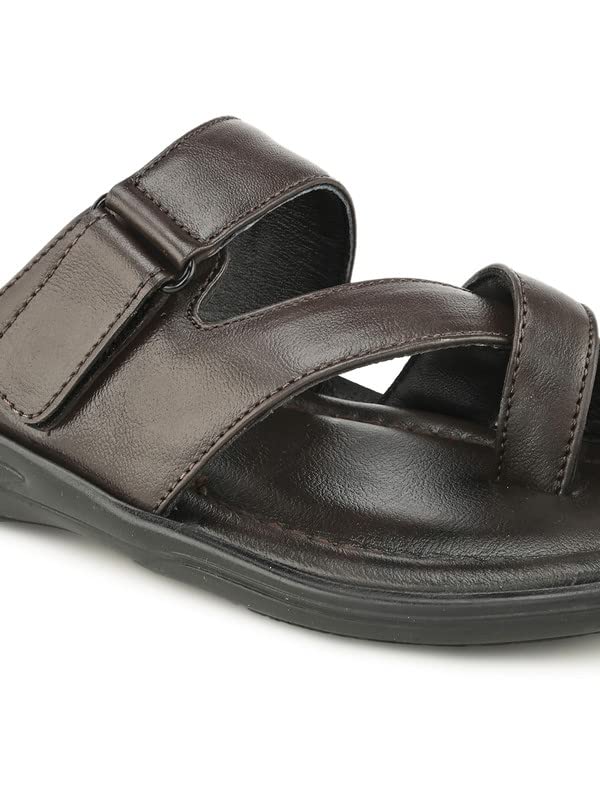 Image of FASHION VICTIM 2231 Men's Sipper Brown 7 UK