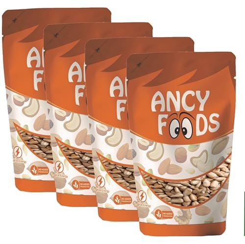 Image of Ancy Sunflower Seeds 1000 G (250 G X 4) Healthy Crunchy Snack for Office Employees, Busy Moms & Housewives | Boost Energy, Improve Focus & Heart Health | Ideal for Learning Kids & Whole Households
