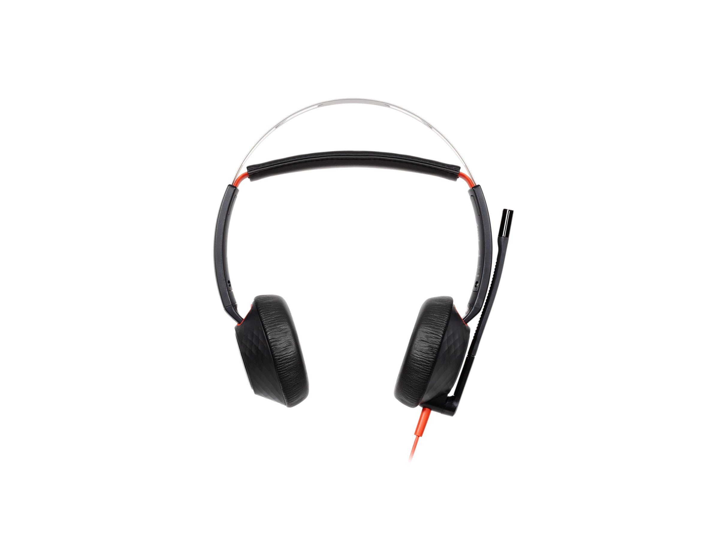 Poly Blackwire 5220 - Caque Filaire (Stéréo, USB-A + Jack 3,5mm, Télécommande) Black