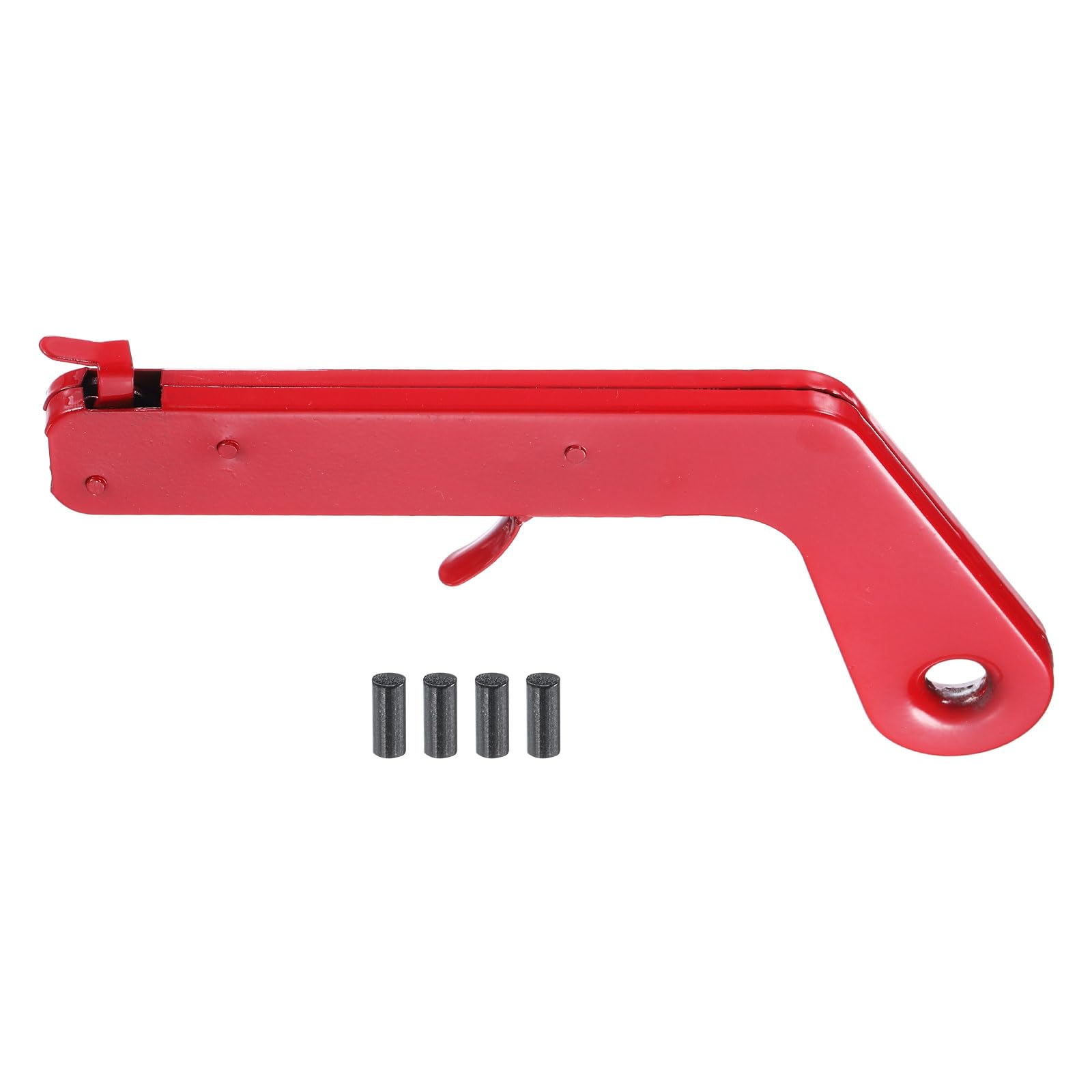 sourcing map Tool for Welding 7.09 x 2.36 x 0.39 in inch Alloy Chrome Plating for Torch Spark Strike Welding Brazing Soldering Survival Tool Outdoor, Red