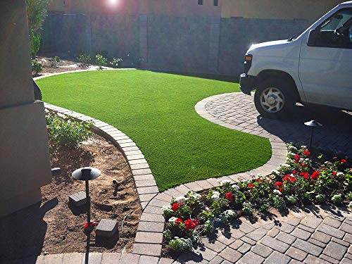 Realistic Artificial Grass – 100% American Made – Varying Sizes – 65oz (15' x 10' = 150 sq ft)
