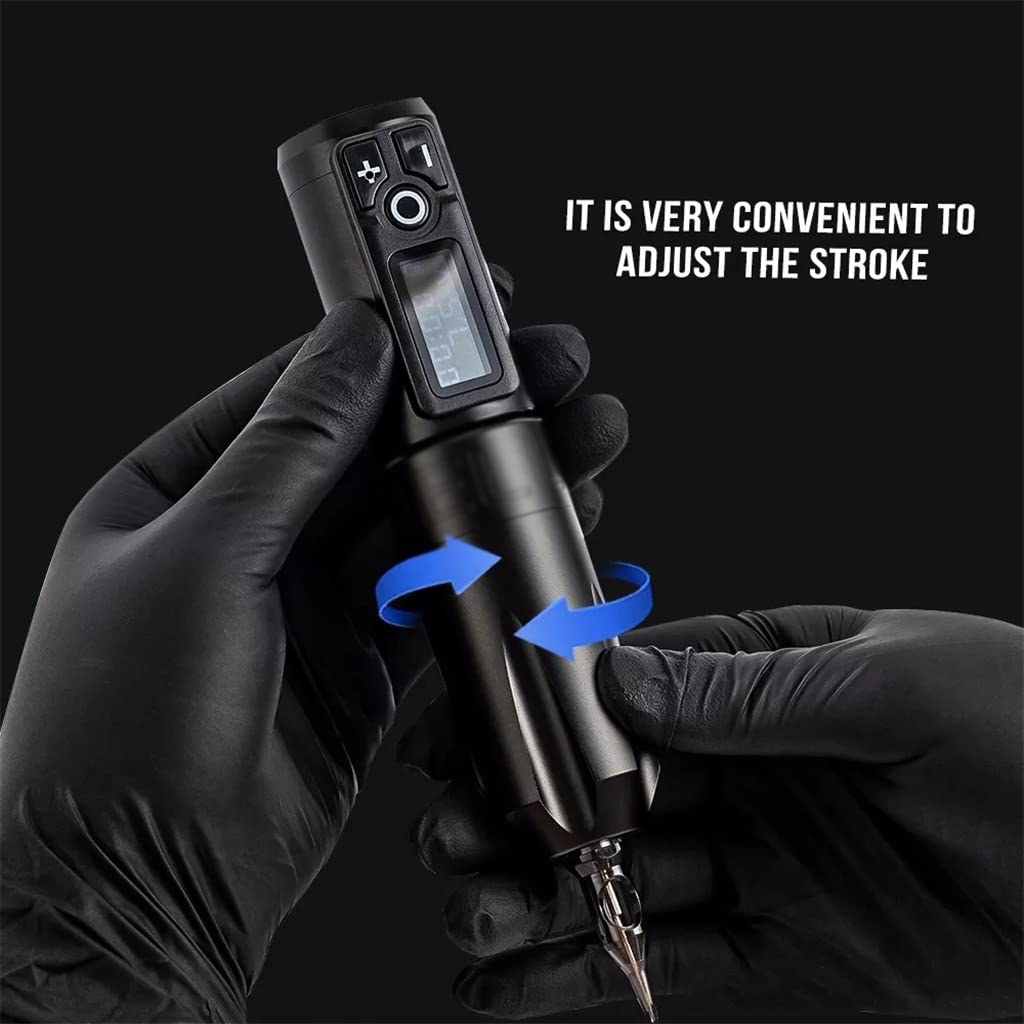Portable Tattoo Pen Machine Lithium Battery Power Supply Block 1650mAh LED Digital Display Equipment