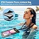 Guzack IPX8 wasserdichte Handyhülle Handytaschen, 2 in 1 Sportarmband Unterwasser Handytasche für iPhone 16/15/14 Pro Max Samsung S25/24/23 Ultra 7 Zoll Wasserfeste Handyhülle mit Abnehmbarem Gurt