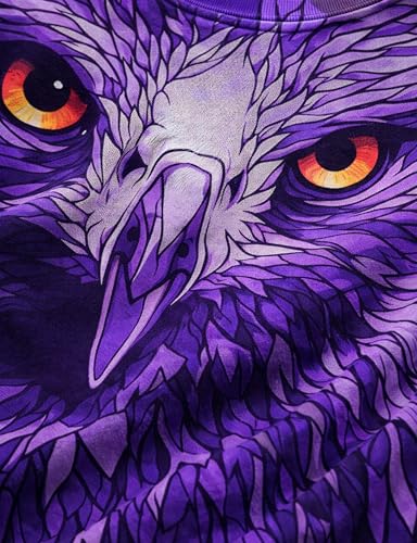 Image of STAND OUT All Over Printed Psychelic Trippy Animal T-Shirts