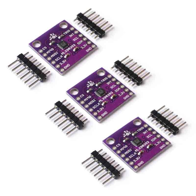 3PCS MLX90393 Hall Sensor
