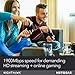 NETGEAR Nighthawk Smart Wi-Fi Router (R7000-100NAS) - AC1900 Wireless Speed (Up to 1900 Mbps) | Up to 1800 Sq Ft Coverage & 30 Devices | 4 x 1G Ethernet and 2 USB Ports | Armor Security