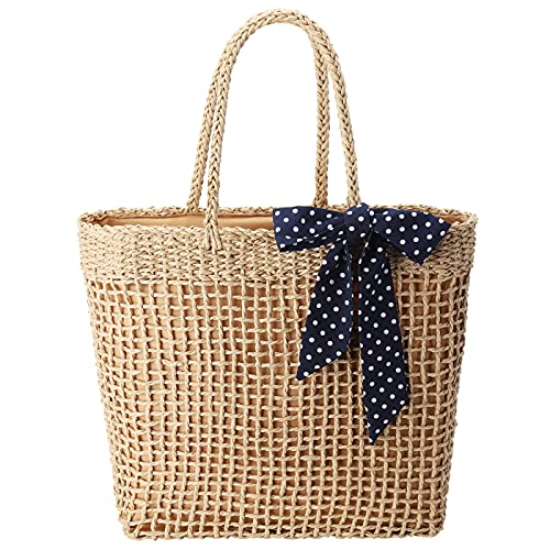 large woven beach tote