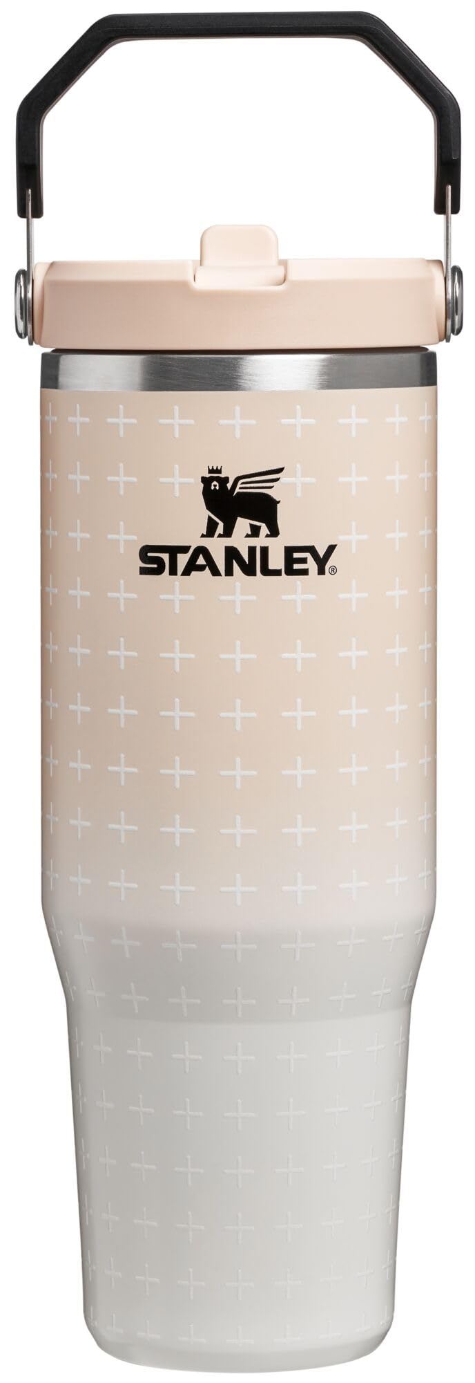 STANLEY IceFlow 2.0 Flip Straw Tumbler, 30 oz, Champagne Plus | Easy Carry Handle | Twist On Lid and Flip Up Straw | Leak Resistant Water Bottle | Insulated Stainless Steel | BPA-Free