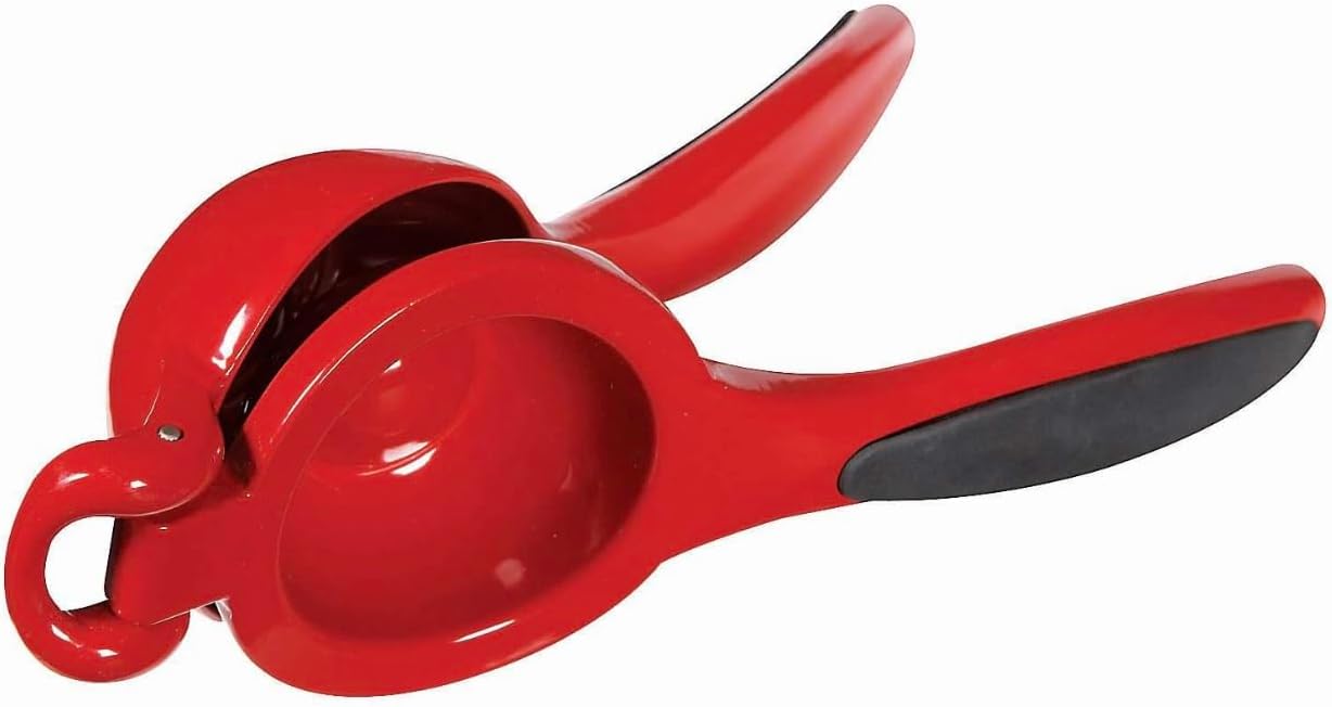 Cocinaware | Citrus Lime Limon Lemon | Manual Juicer Squeezer Strainer | Red