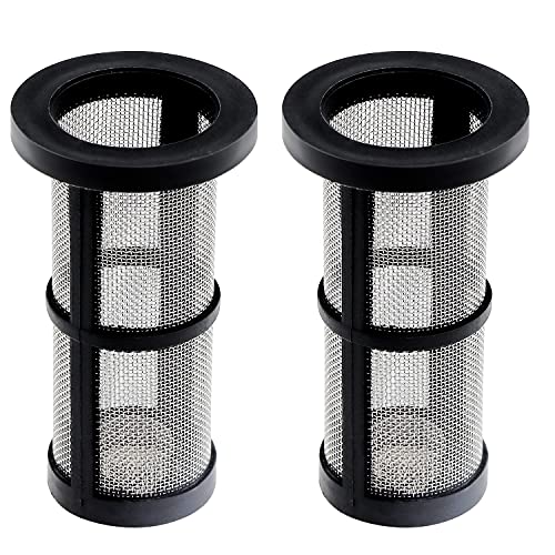 Funmit in-Line Filter Screen 48-222 Replacement for Zodiac Polaris 180, 280, 380, 3900 Model Pool Cleaner in-Line Filter Screen 48-222 (2 Pack)