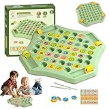 Flip Chess Memory, Flip Match Board Game, Fruit and Animal Flips Chess Memorys Games, Intellectual Flip-to-Win Game, Perfect for Family Game, Social Gatherings (Fruit)