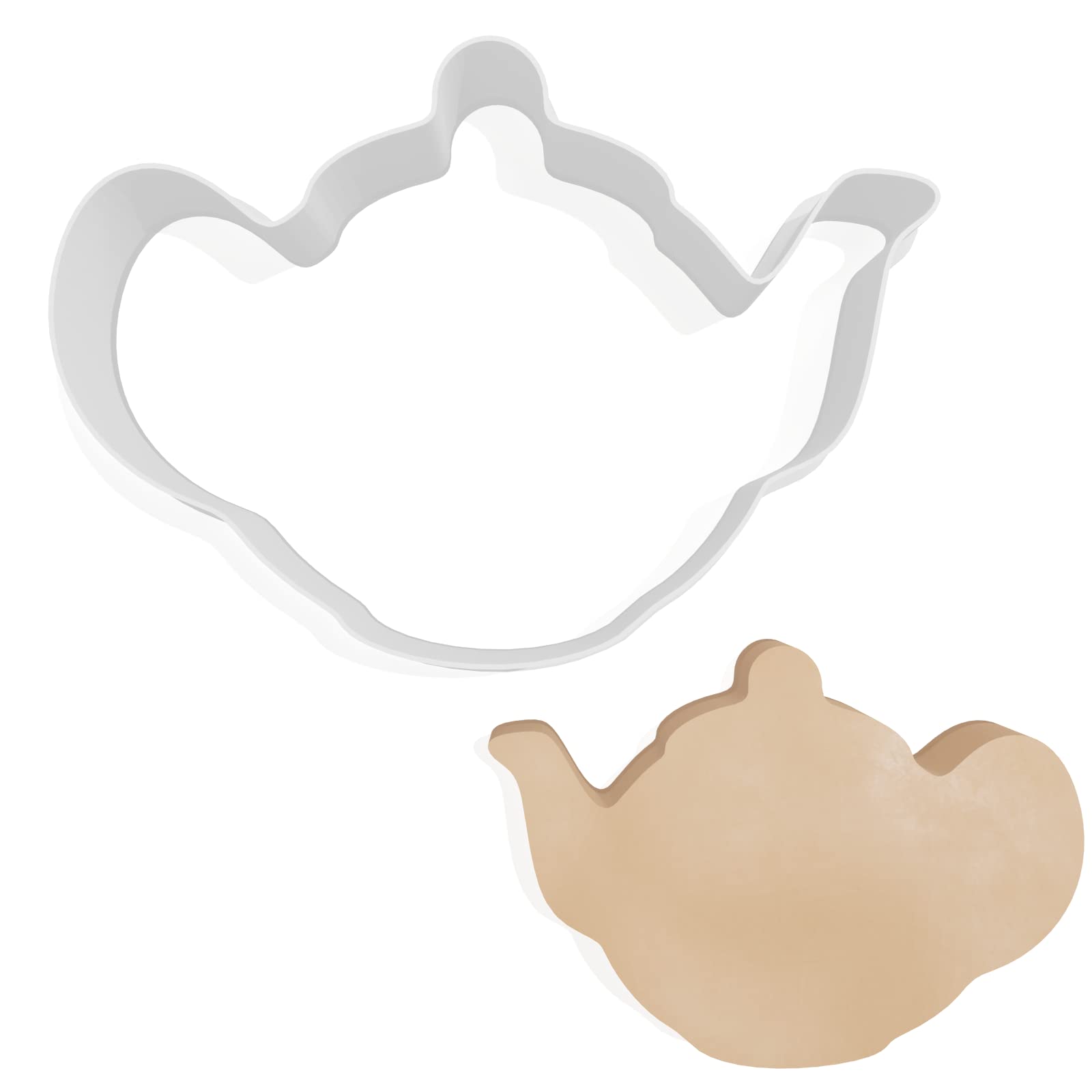 Fancy Teapot Cookie Cutter - 3 Sizes
