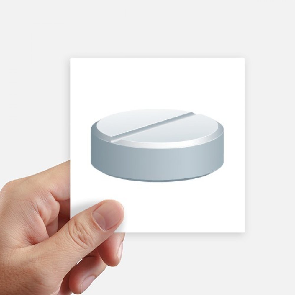 Stickers pilule blanche 10cm anti rayures pour protéger et décorer une moto