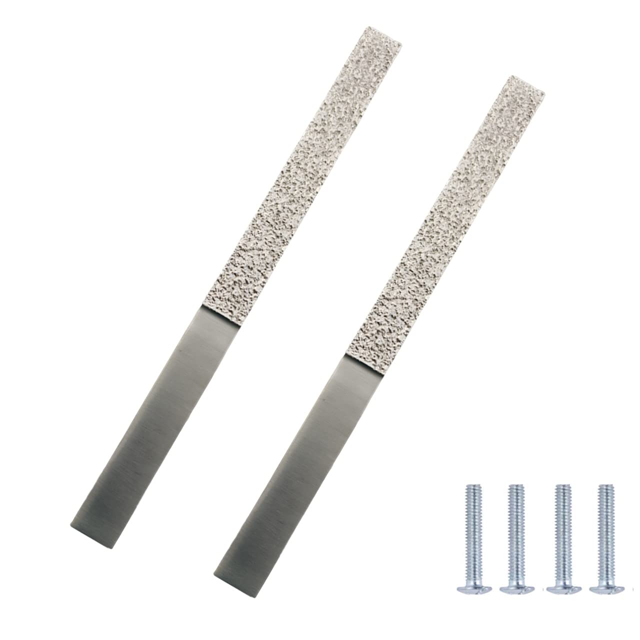 Silver Satin Aluminium Pull Handle - Cabinet & Door Hardware -13