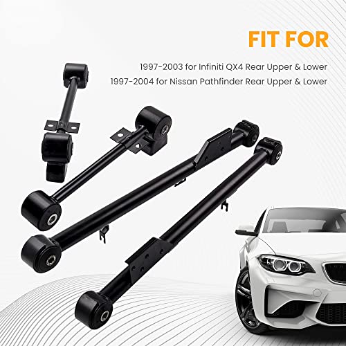 Set Of 4 Rear Upper Lower Control Arms For Infiniti Qx4 For Nissan Pathfinder 1997-2004 Trailing Arms Suspension 905-802 905-803 905-804 K660903 #TOP1