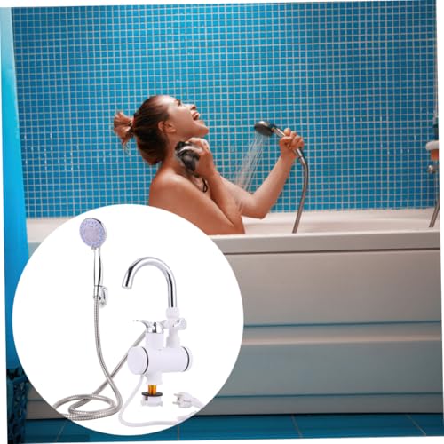 Chauffe-eau secondes avec affichage numérique robinet mitigeur rotatif en acier inoxydable - 7
