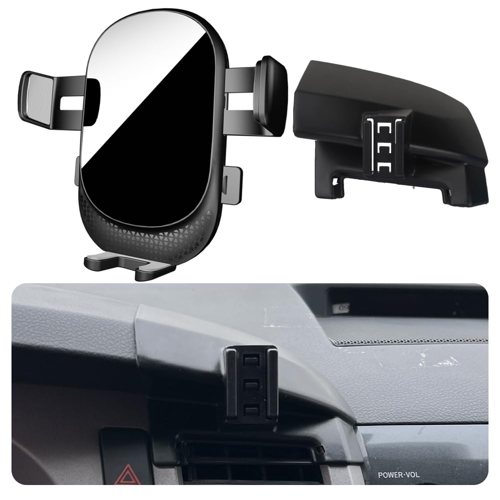 Soporte de teléfono de coche para Toyota Tundra/Sequoia, accesorios de auto (solo para Tundra 2007-2013 y Sequoia 2008-2017, no universal) [bloqueo automático manos libres, soporte para teléfono