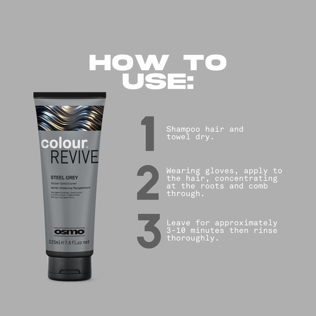 OSMO Color Revive Steel Grey, 225 ml (Pack of 1) - Image 4