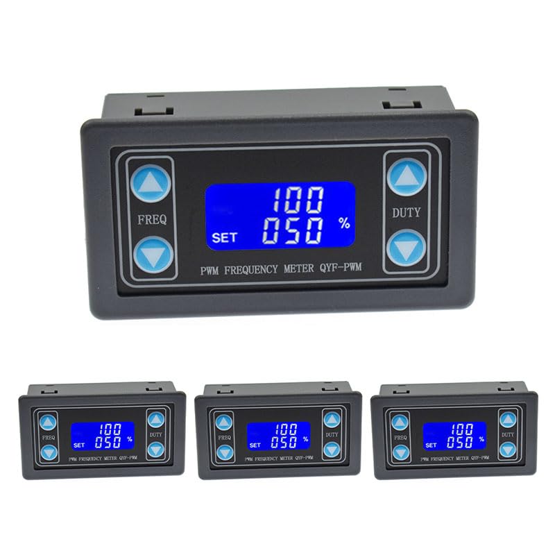 4Pcs XY-PWM Square Wave DC 3.3-30V 5-30mA LCD Display Module PWM Pulse Frequency Duty Cycle Rectangular Wave