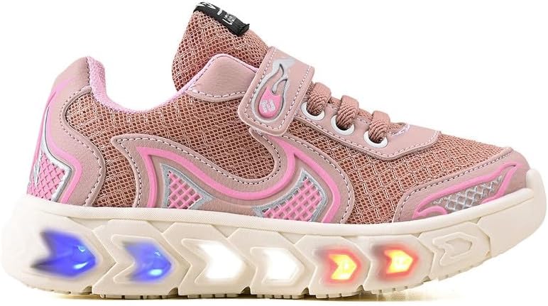 Tenis Infantil De Led Casual Jogger Meninas Escolar Basico