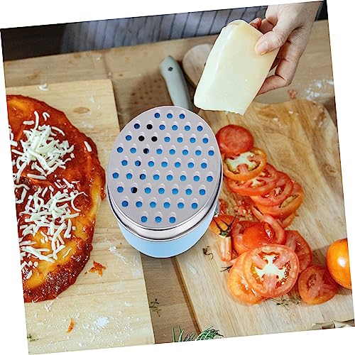 Rallador ergonómico SHOWERORO de plástico azul miniatura 2