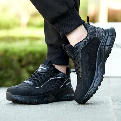 Image of Nutropa Steel Toe Shoes for Men Women Work Safety Footwear Lightweight Breathable Comfortable Industrial Construction Sneakers