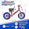 Braxel 12" Kids' Balance Bikes for 2 3 4 5 Year Old, Lightweight Magnesium Alloy No Pedal Balance Bike Training Bicycle 1-5 Year Old Boys First Bike Toddler Toys for 2 3 4 5 6 Year Old Boys