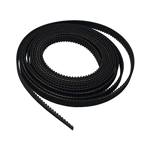 BEMONOC 5Meters GT2 Timing Belt Width 6mm fit for RepRap Mendel Rostock Prusa 2GT Rubber Conveyor Belt