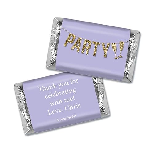 Miniatura 8 de Caramelos de fiesta de cumpleaños personalizados chocolate en miniatura (75 unidades)