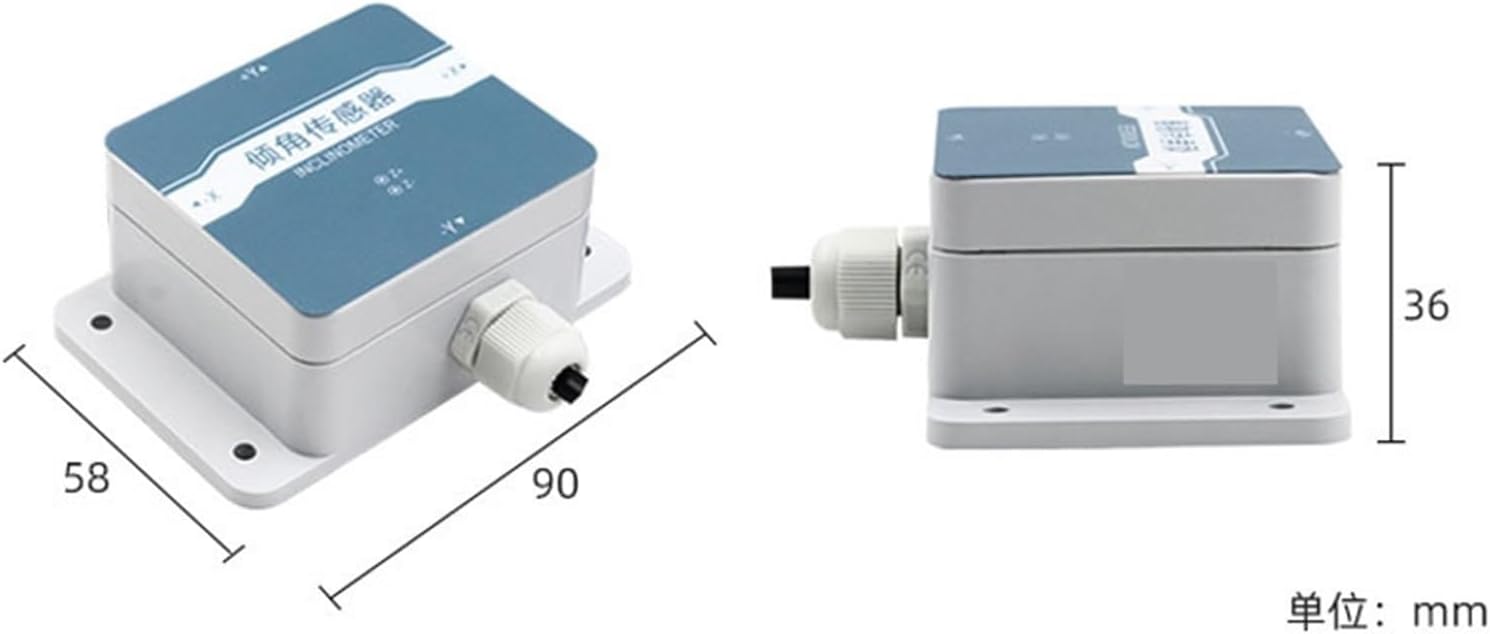RS485 Non-Contact Industrial Tilt Sensor Digital Crane Six axis Angle Inclination Sensor for Solar Tracking System(0-5V Six axis)