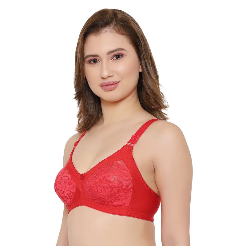 Image of Women Net Non-Padded Wire Free Regular Bra