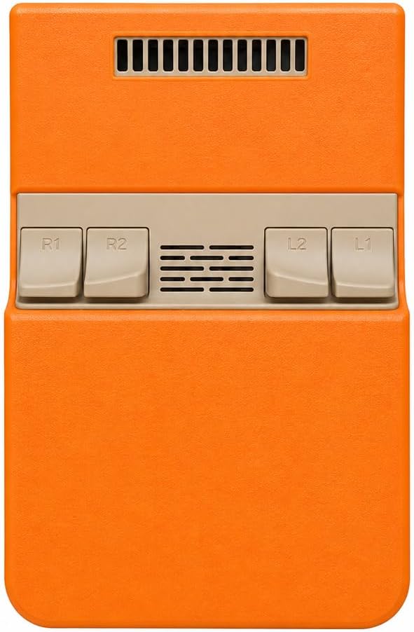 TPU Flexible Protective Shell For Retroid Pocket Classic Gaming Console Shockproof Anti-slip 3D Printed Soft Protective Cover Sleeve Accesssory, Orange
